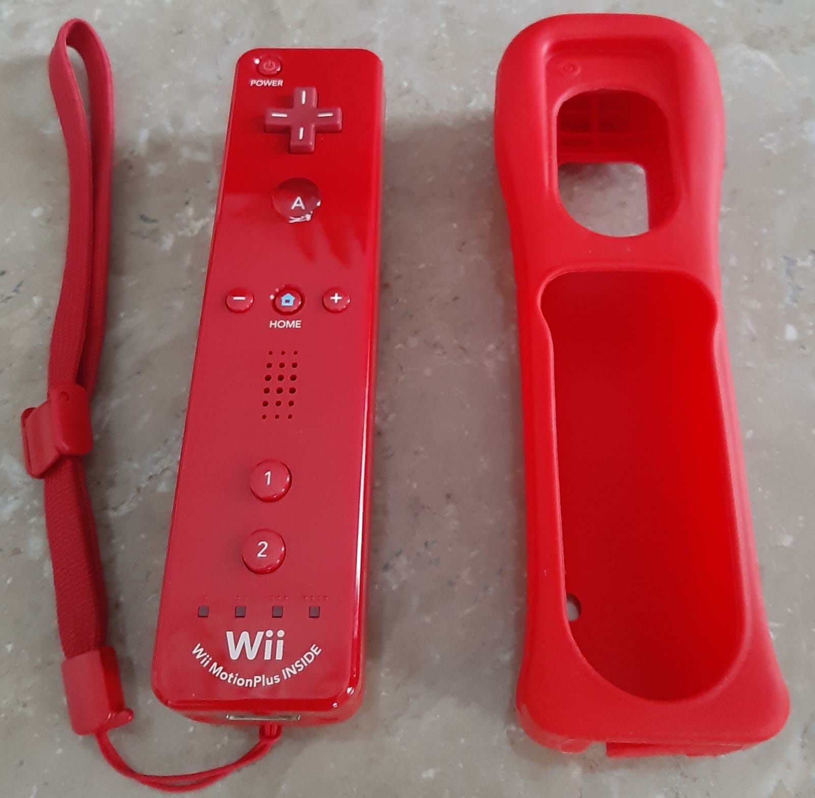 Comando Wii Motion Plus Inside + Nunchuck  Vermelho