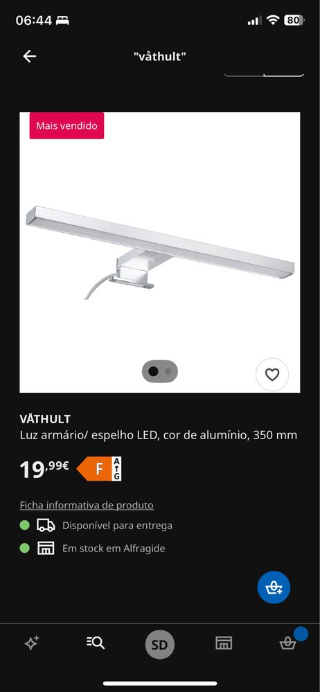 Luz VATHULT ikea
