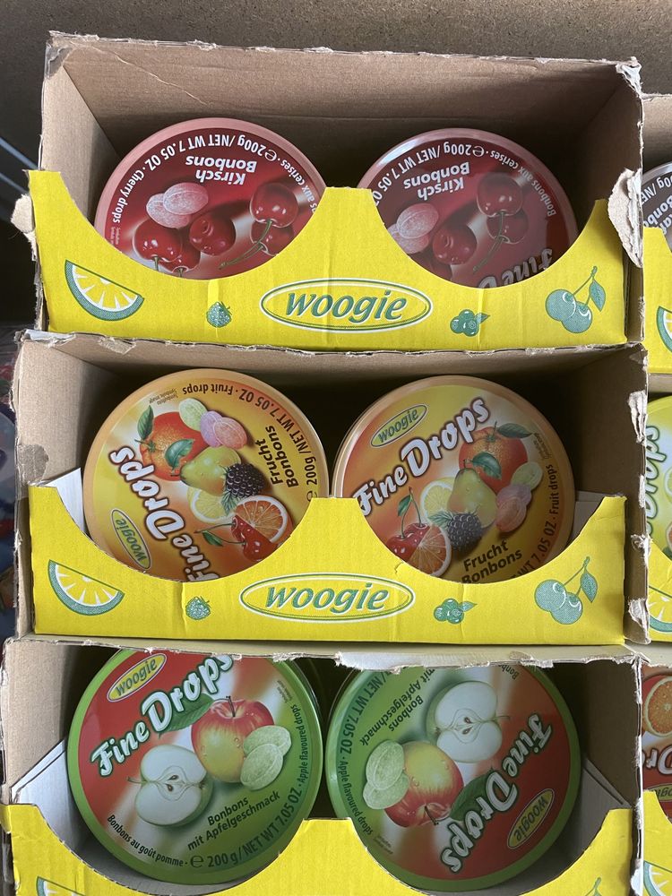 Леденцы Дропсы 200 грамм / льодяники Woogie Fine Drops