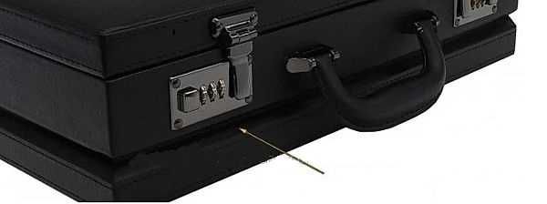 Новый дипломат Franzen натуральная кожа, увеличивается в размере