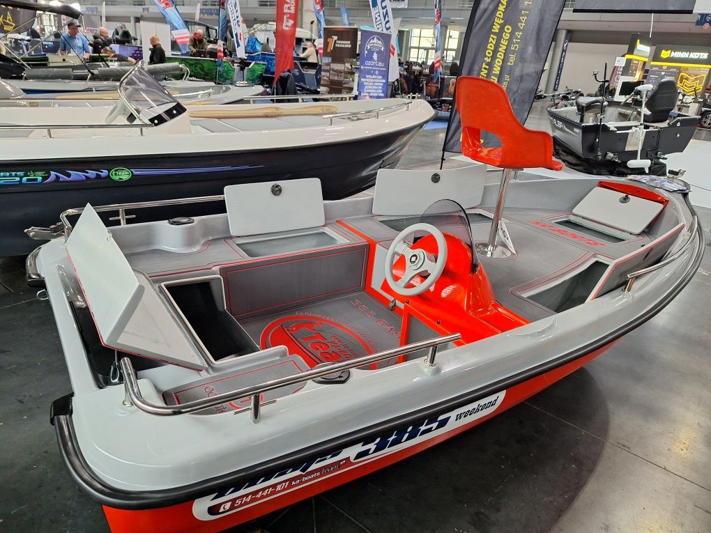 Łodki Łodzie wędkarskie rekreacyjne elektryczne KA-BOATS-385BASS