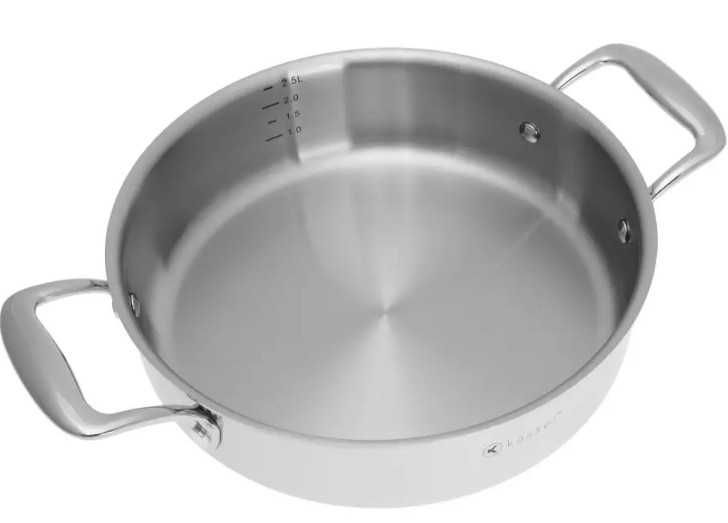 PROFESJONALNY Komplet Garnków KASSEL 10el. MAX Pojemność 5.4L