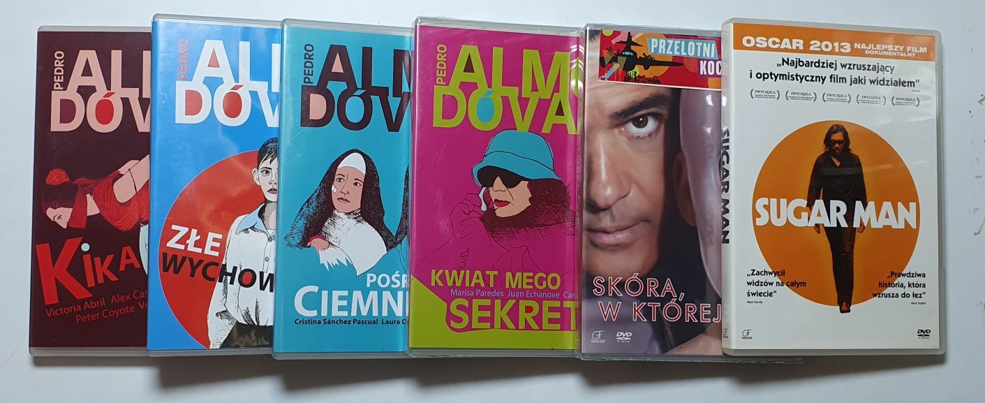 Zestaw DVD P. Almodovar "Kika" "Złe wychowanie" "Skóra w której żyję"