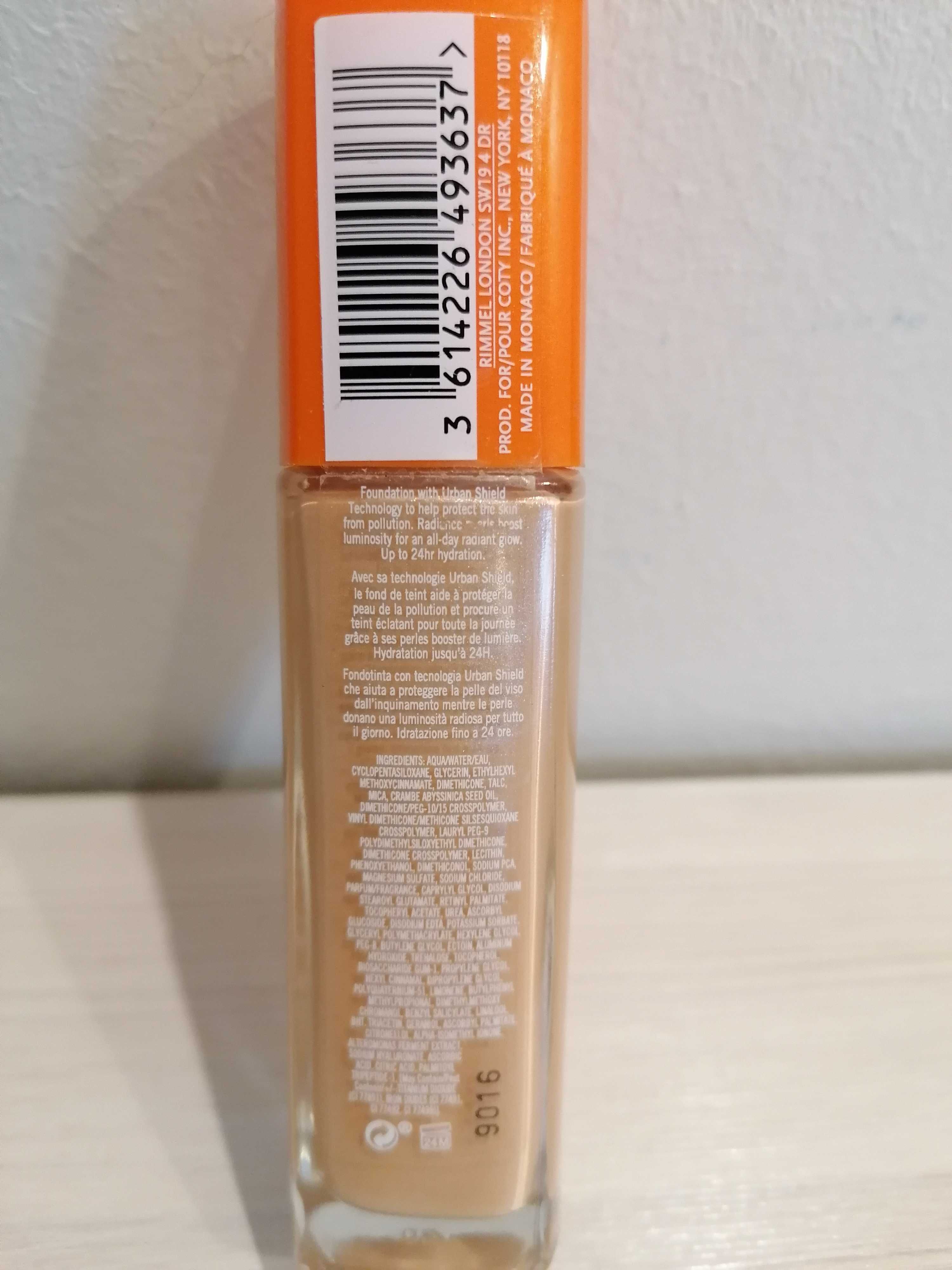 Nowy Rimmel 010 podkład fluid porcelanowy 30 ml