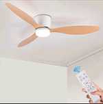Nowa cicha LAMPA LED Z WIATRAKIEM 105cm wentylator sufitowy