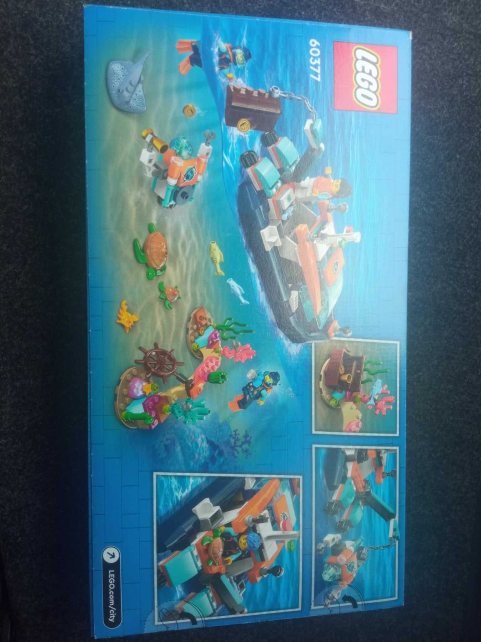 Lego 60377 - Łódź do nurkowania badacza, City, NOWE