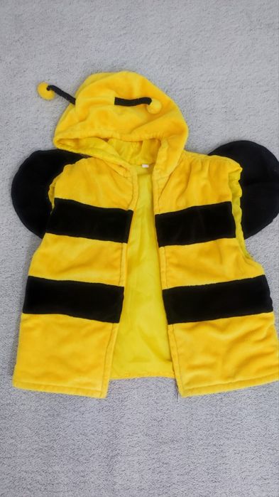 Polarowa kamizelka pszczółka 4-5 lat