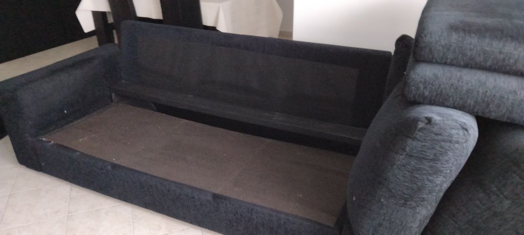 Sofá com chaise longue