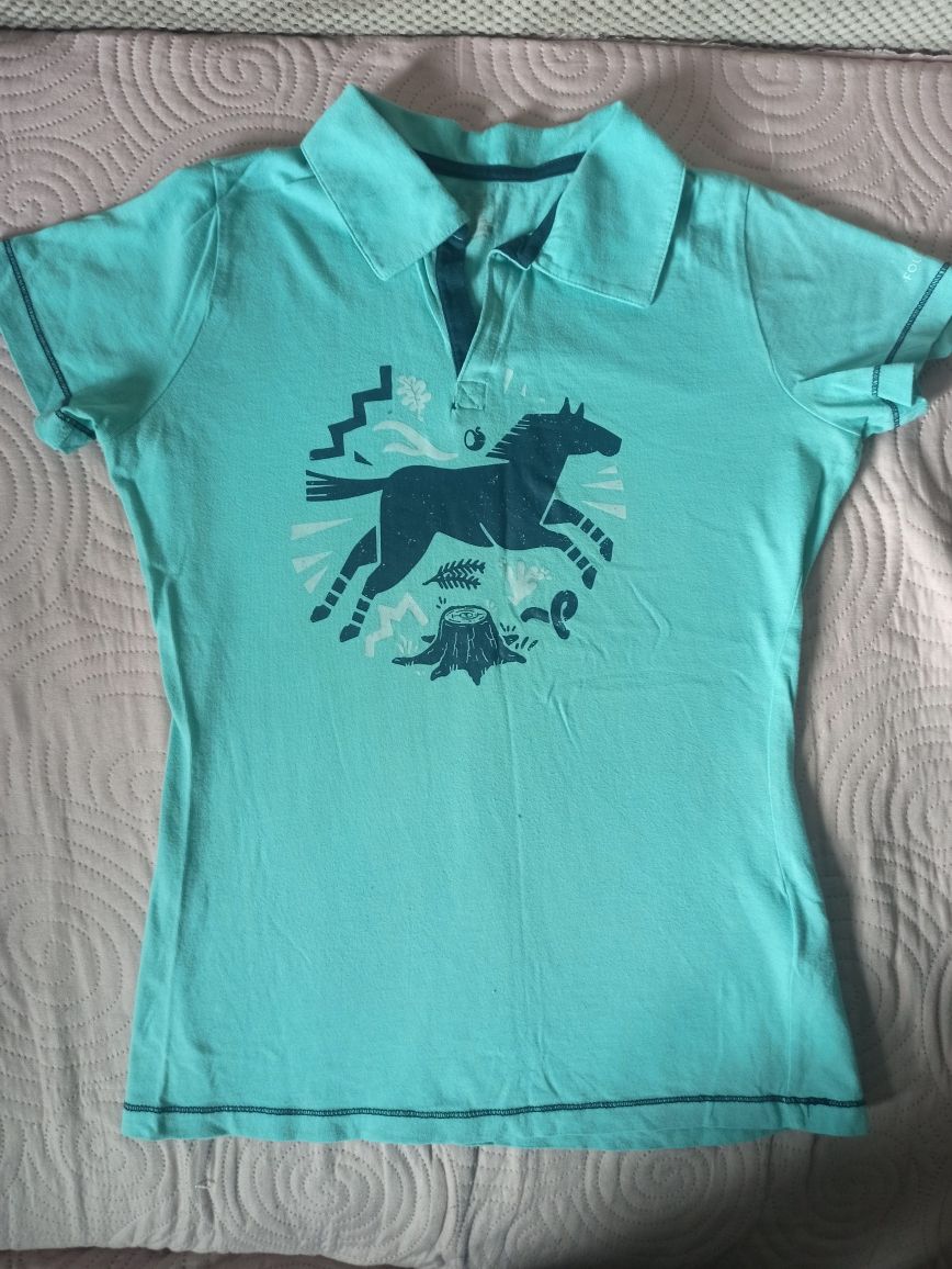 Koszulka jeździecka polo dla dzieci 14