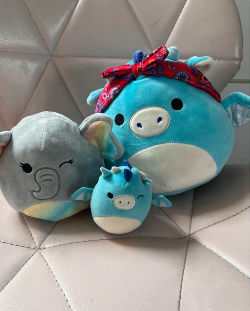 Squishmallows set zestaw pluszaki maskotki