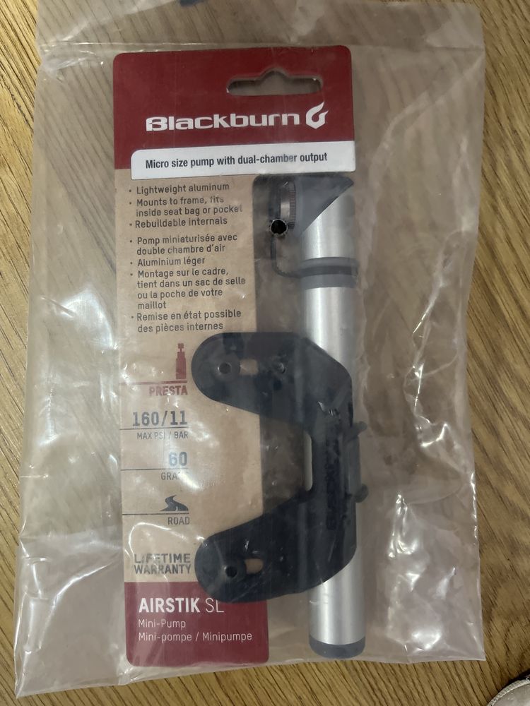 Pompka rowerowa blackburn presta airstik sl