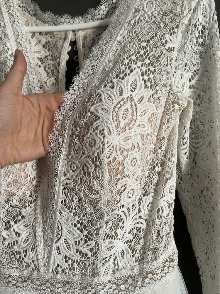 Absolutnie nowa suknia ślubna boho styl rustykalny