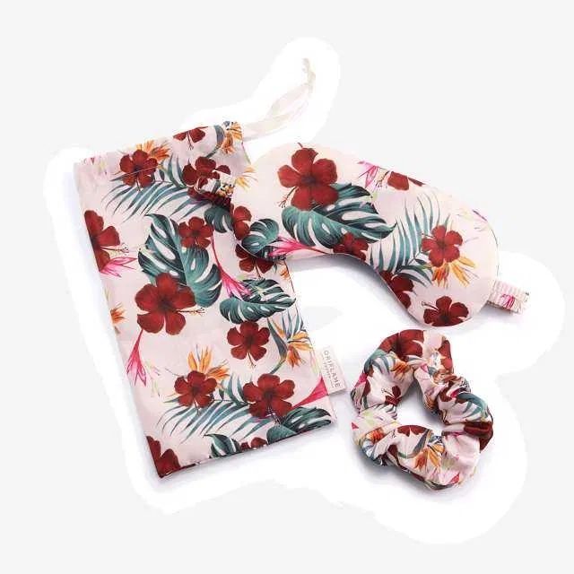 Maska do spania i scrunchie Summer Burst z Oriflame