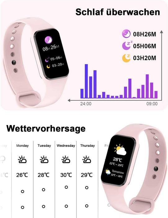 Iowodo Smartwatch oksymetr ciśnieniomierz Zegarek sportowy IP68 Spo2
