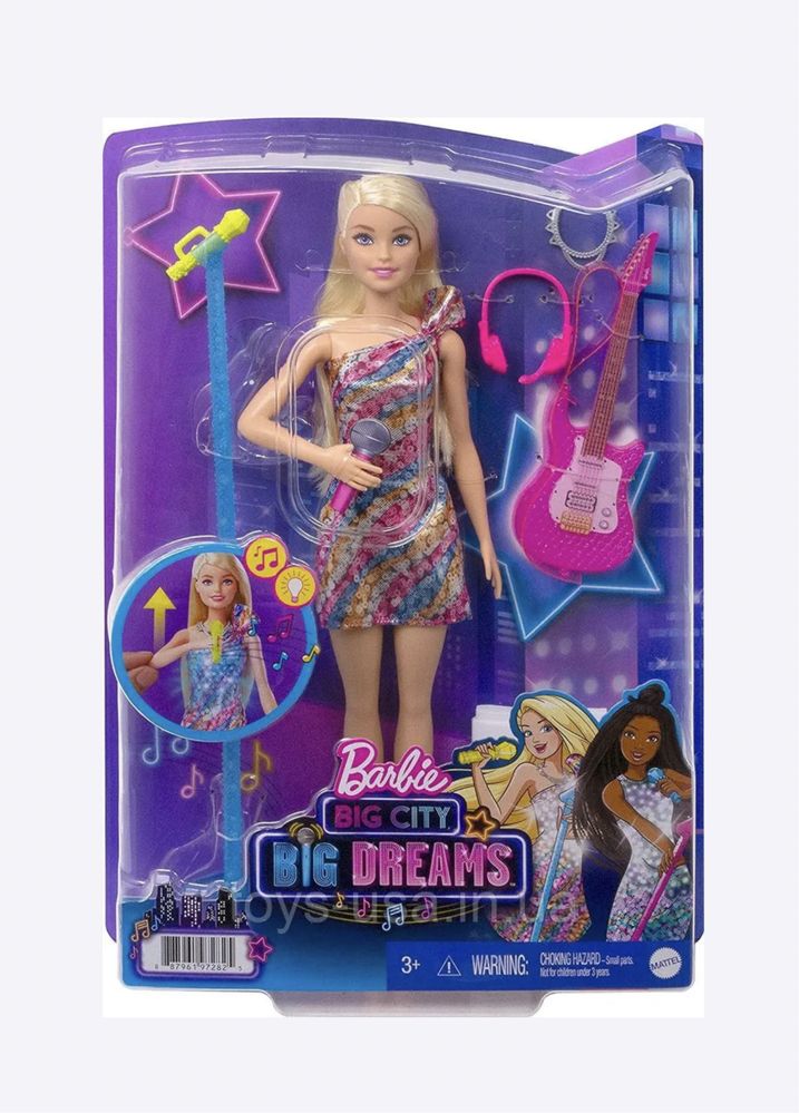 Кукла Барби с гитарой Barbie Big Dreams