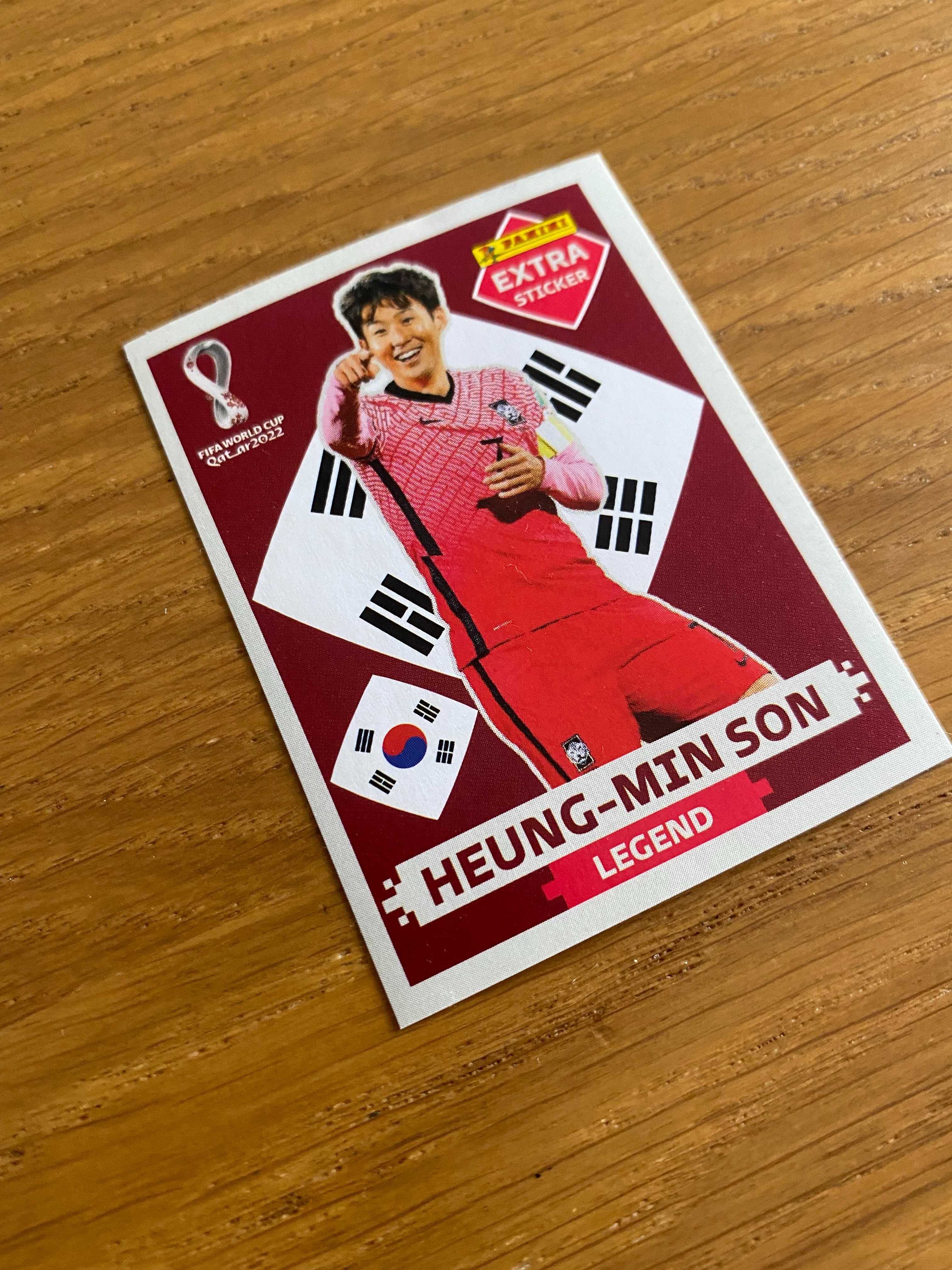 Cromo do Mundial 2022 Heung-Min Son (Extra Sticker Base).