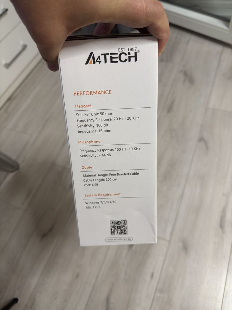 Sluchawki z mikrofonem A4Tech