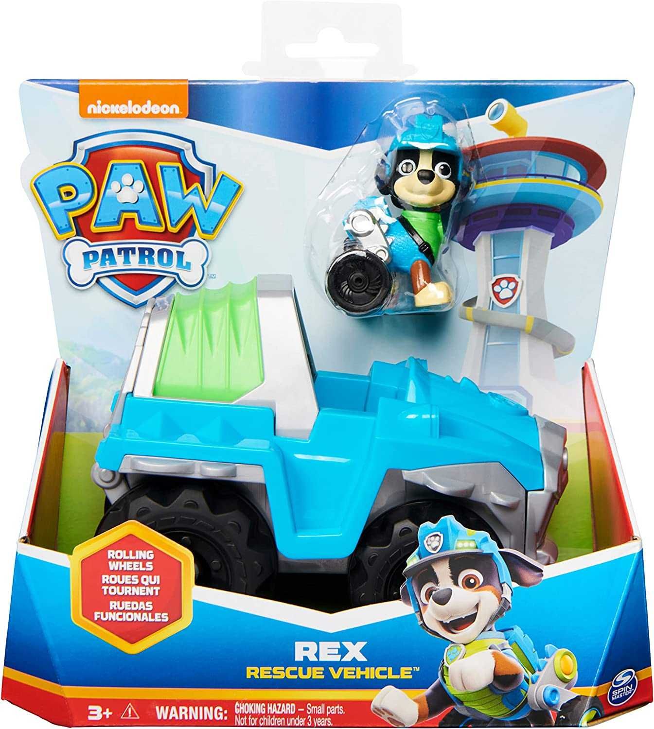 Оригінал Paw Patrol, Rex Dinosaur Rescue Vehicle Щенячий патруль Рекс