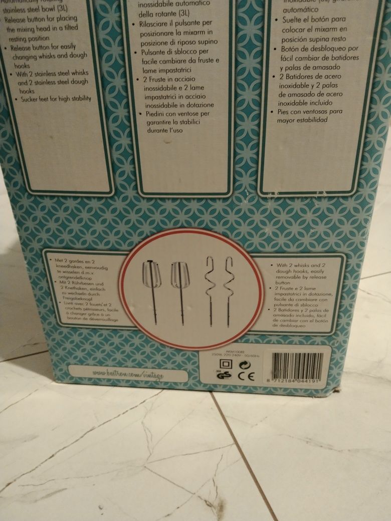 Robot kuchenny, robot z misą, mikser