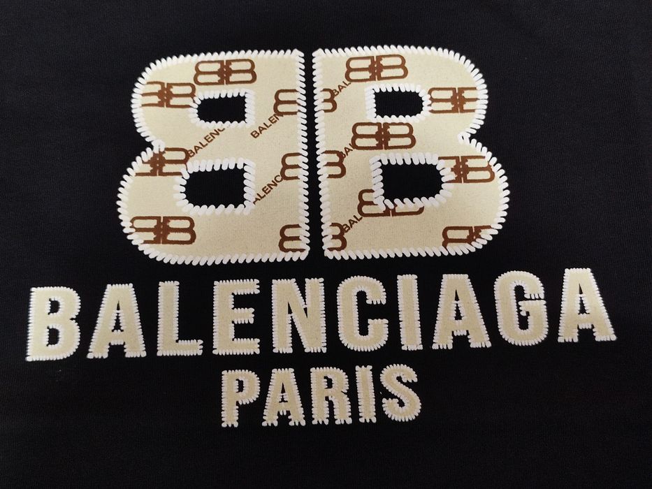 T-shirt męski rozmiar XXL nowy czarny Balenciaga