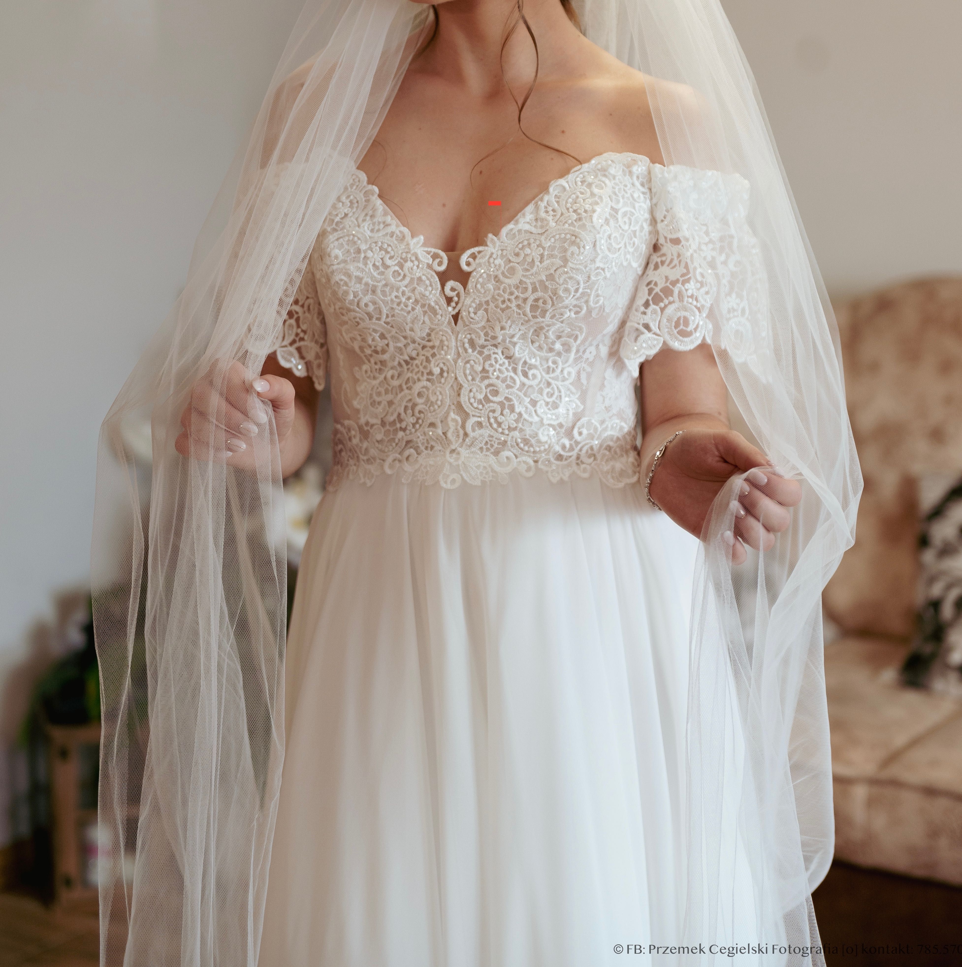 suknia ślubna kolor Ivory
