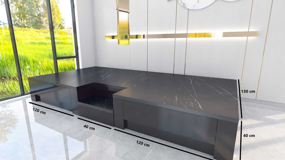 PODWÓJNY Podest do Pedicure Leidis