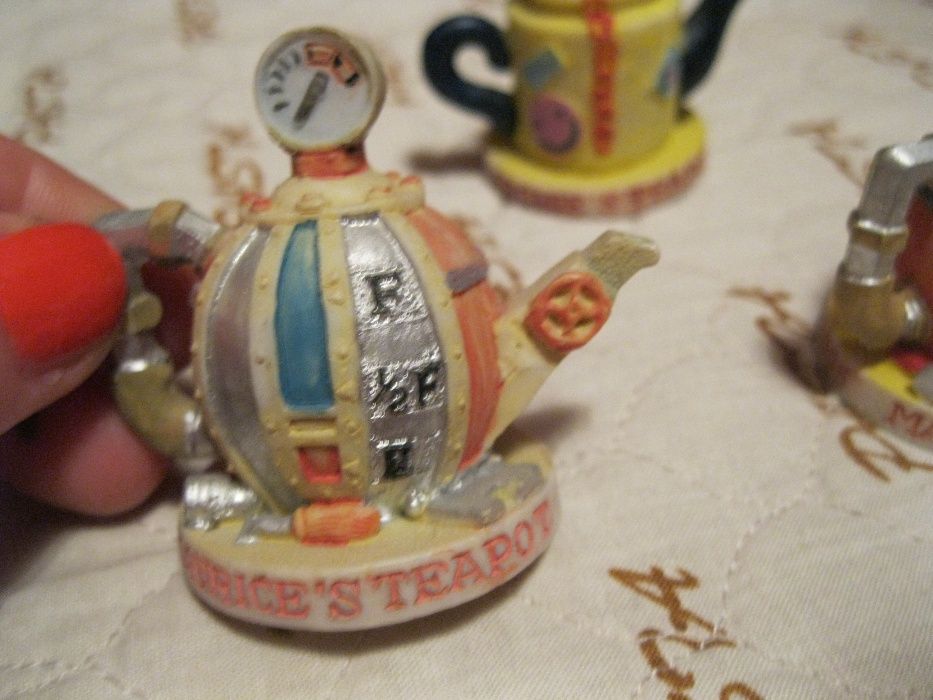 сувенир фигурка статуэтка Tetley Tea Folk Archie's Tea Pot 6шт чайник