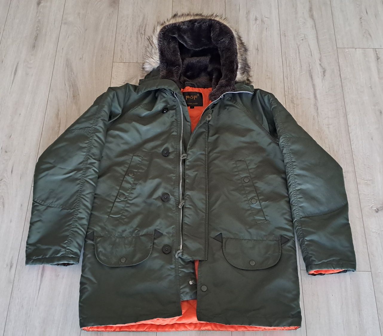 Kurtka wojskowa N3B jak Alpha industries  Pop England. Military.