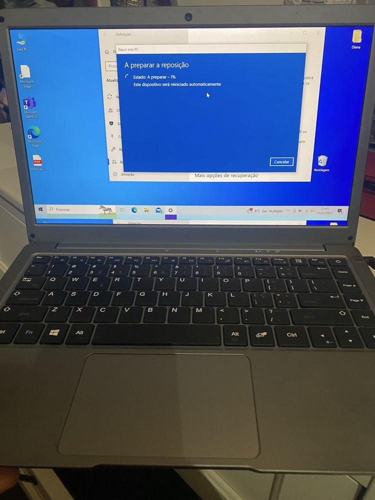 Pc cinzento jumper