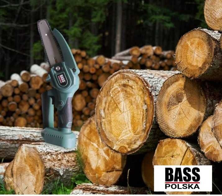 Пила цепная аккумуляторная Bass Polska міні (24V 2АКБ шина 170мм кейс)