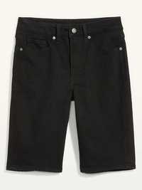 Шорти oldnavy High-Waisted O.G. Straight Black-Wash Jean