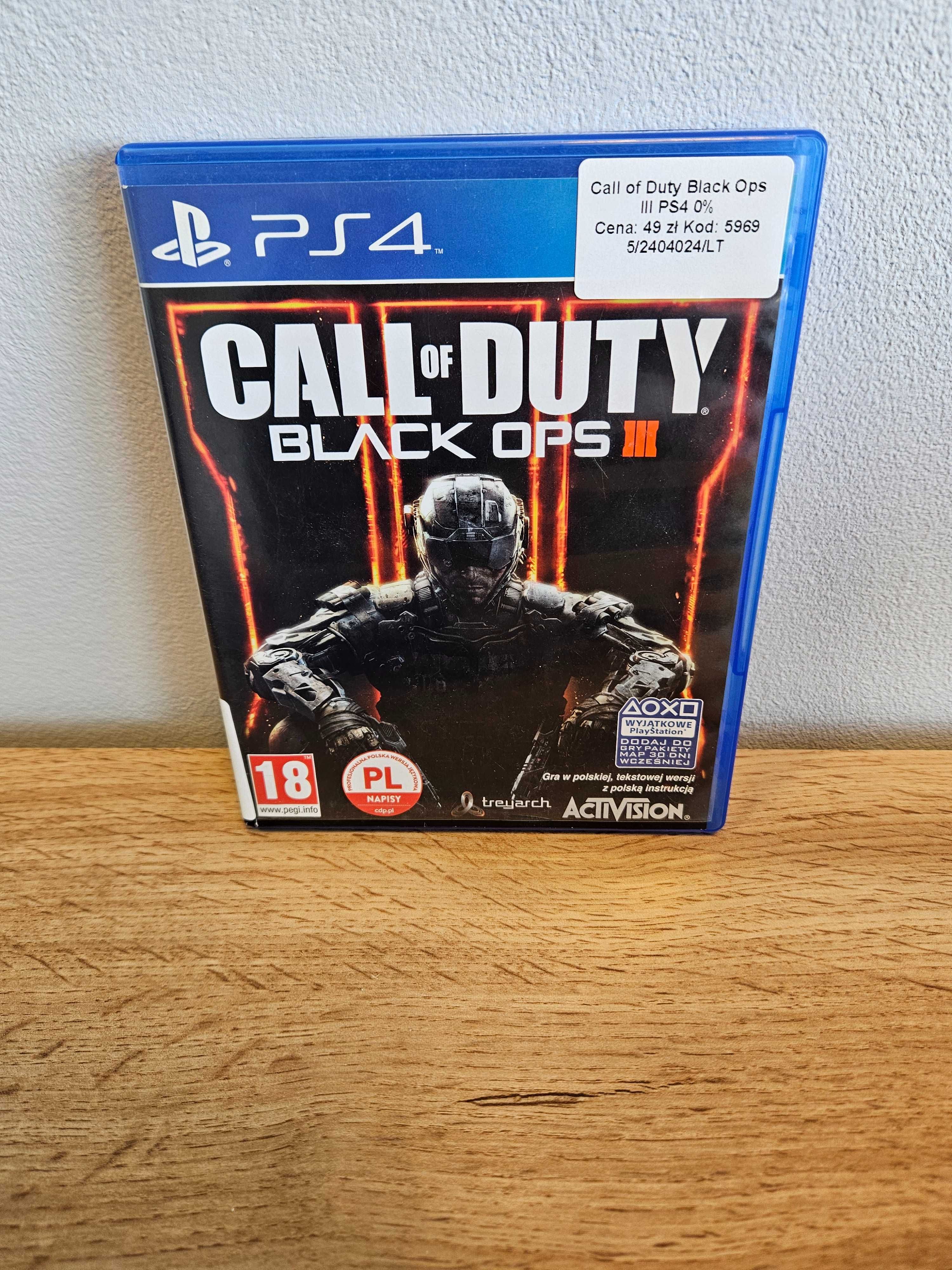 Call of Duty Black Ops III PS4 - As Game & GSM - 5969