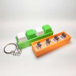 Brelok Fidget z Klawiszami Mechanicznymi – Poczwórny - Druk 3D