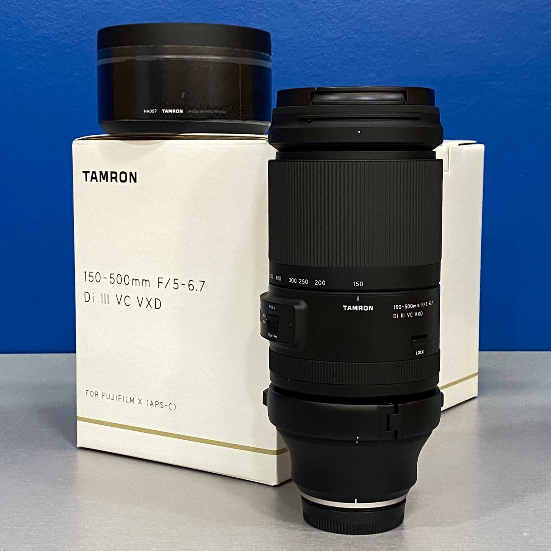 Tamron 150-500mm f/5-6.7 Di III VC VXD (Fujifilm) - 5 ANOS DE GARANTIA