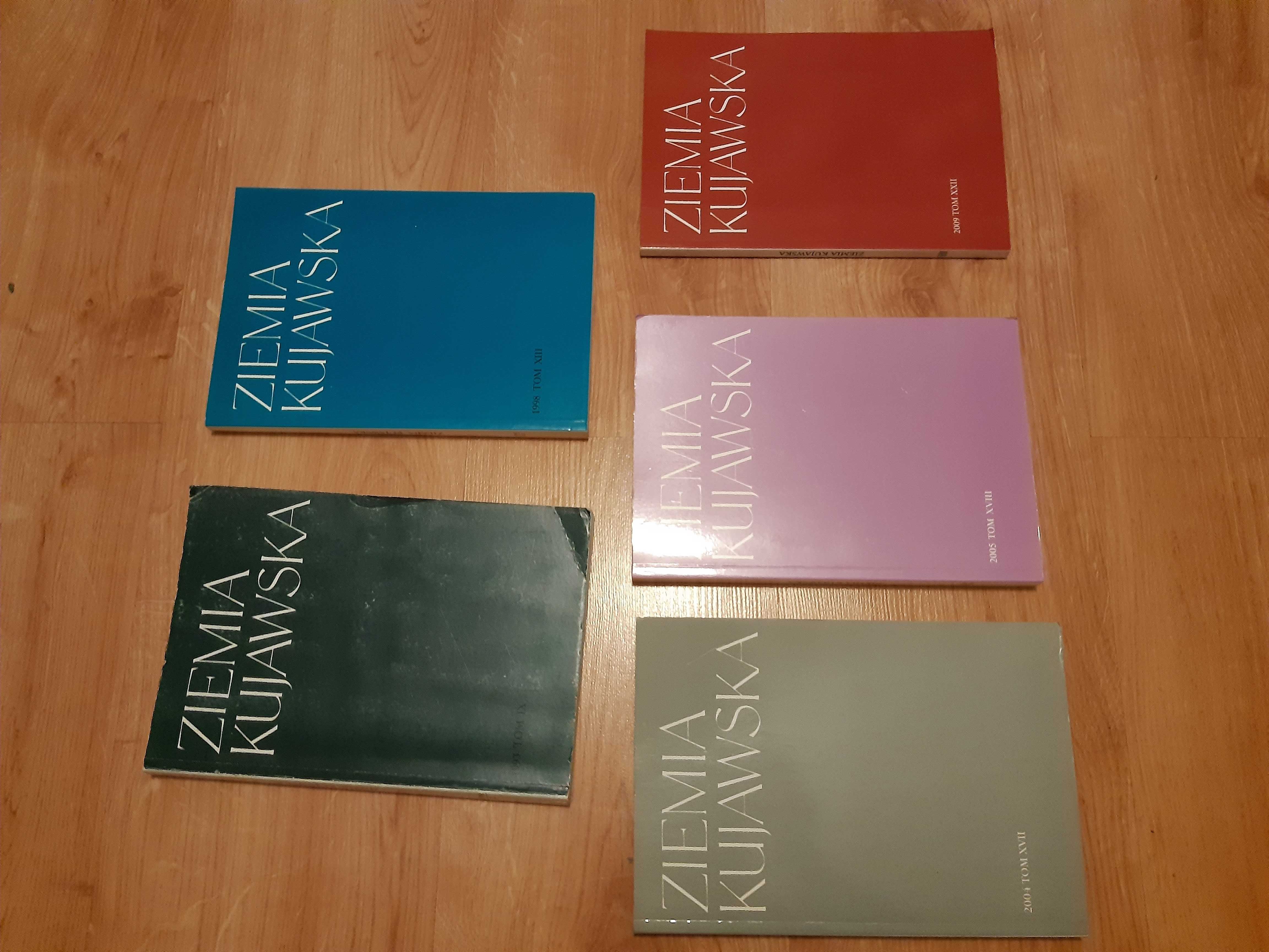 Książki Ziemia Kujawska tom: XIII,XVII, XVIII, XXII