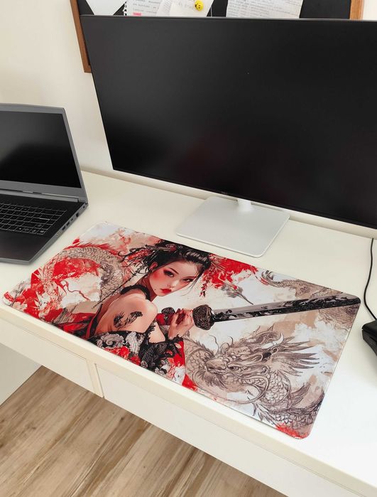 Podkładka Pod Mysz Myszkę Dla Graczy Japońska kobieta 30x60cm