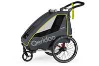 wózek przyczepka rowerowa Qeridoo Qupa 1 Lime