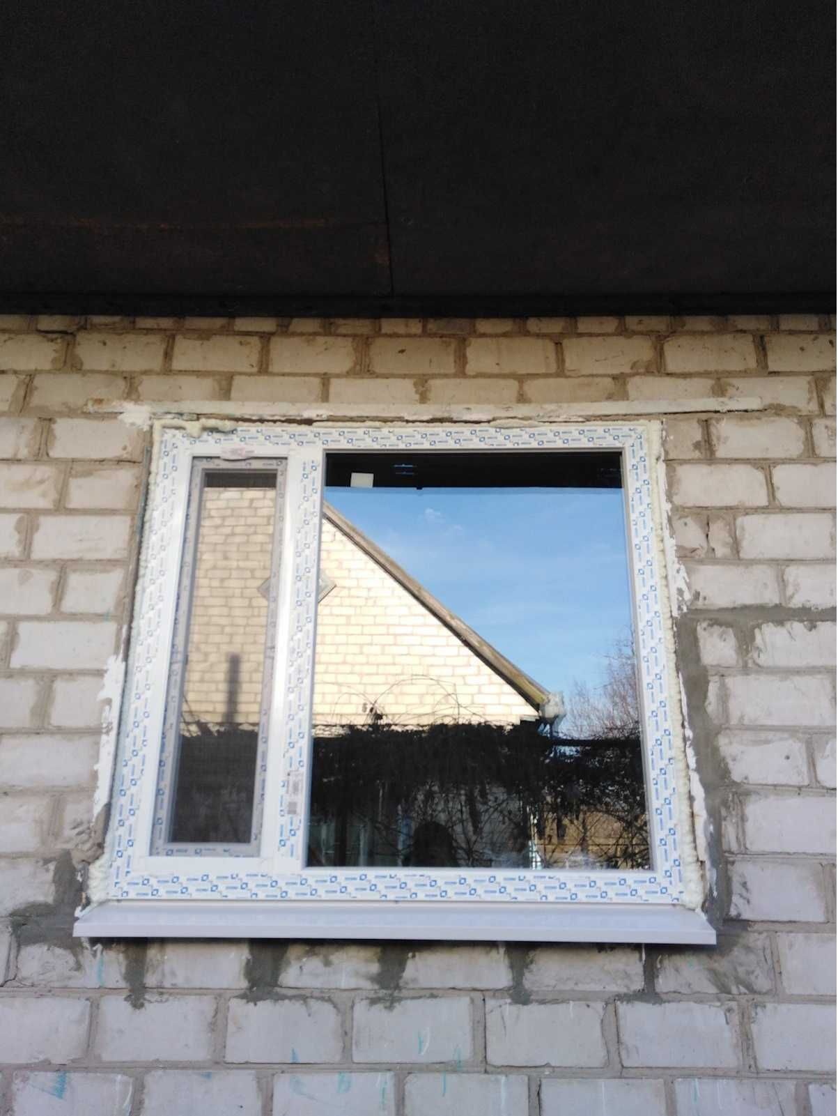 Двери окна металлопластиковые окна стеклопакет балкон Киев