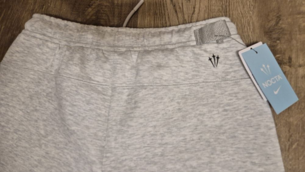 Штани Nike Tech Fleece x Nocta Pants Сірі теч флис штани найк нокта