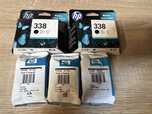 2 komplety tuszy HP 338 black 343 tricolor