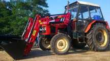 Ładowacz czołowy TUR-5 1600 kg do ciągników  Zetor