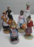 Bonecas em Biscuit Trajes Regionais de Portugal