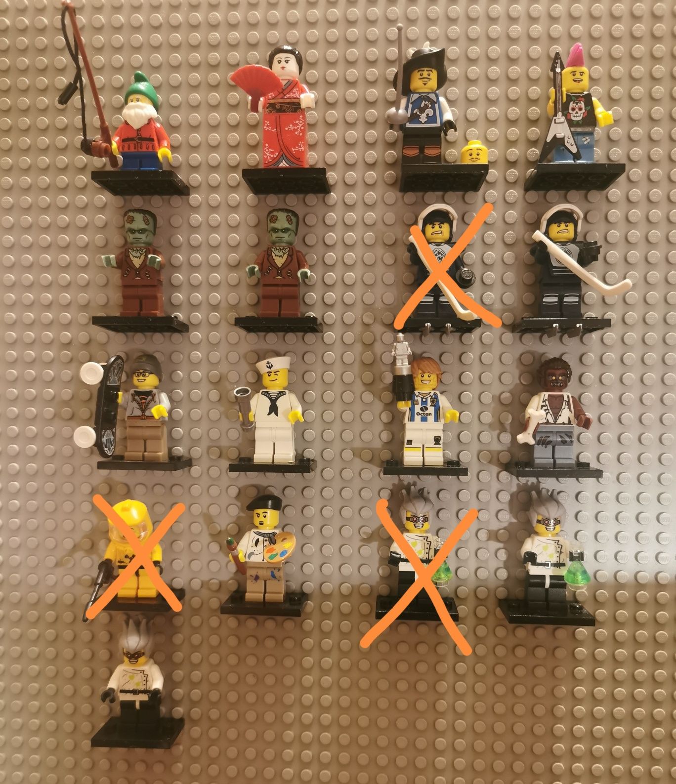 Minifigures seria 4 Lego 8804 14 sztuk