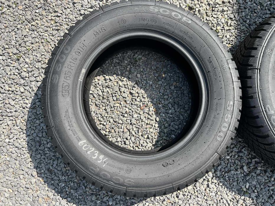 Opony 195/65R15 Scoop S500 Zima 2sztuki 6,78mm bieżnika