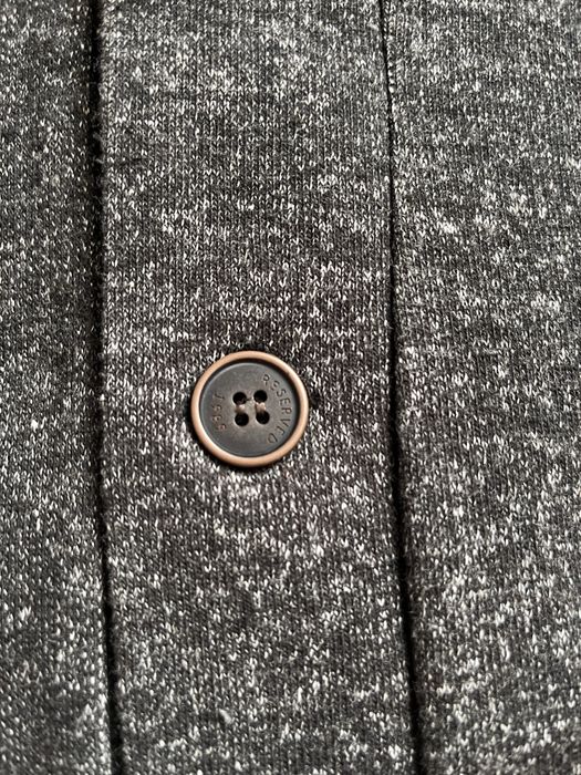 Sweter kardigan męski na guziki Reserved jak nowy r. L czarny melanż