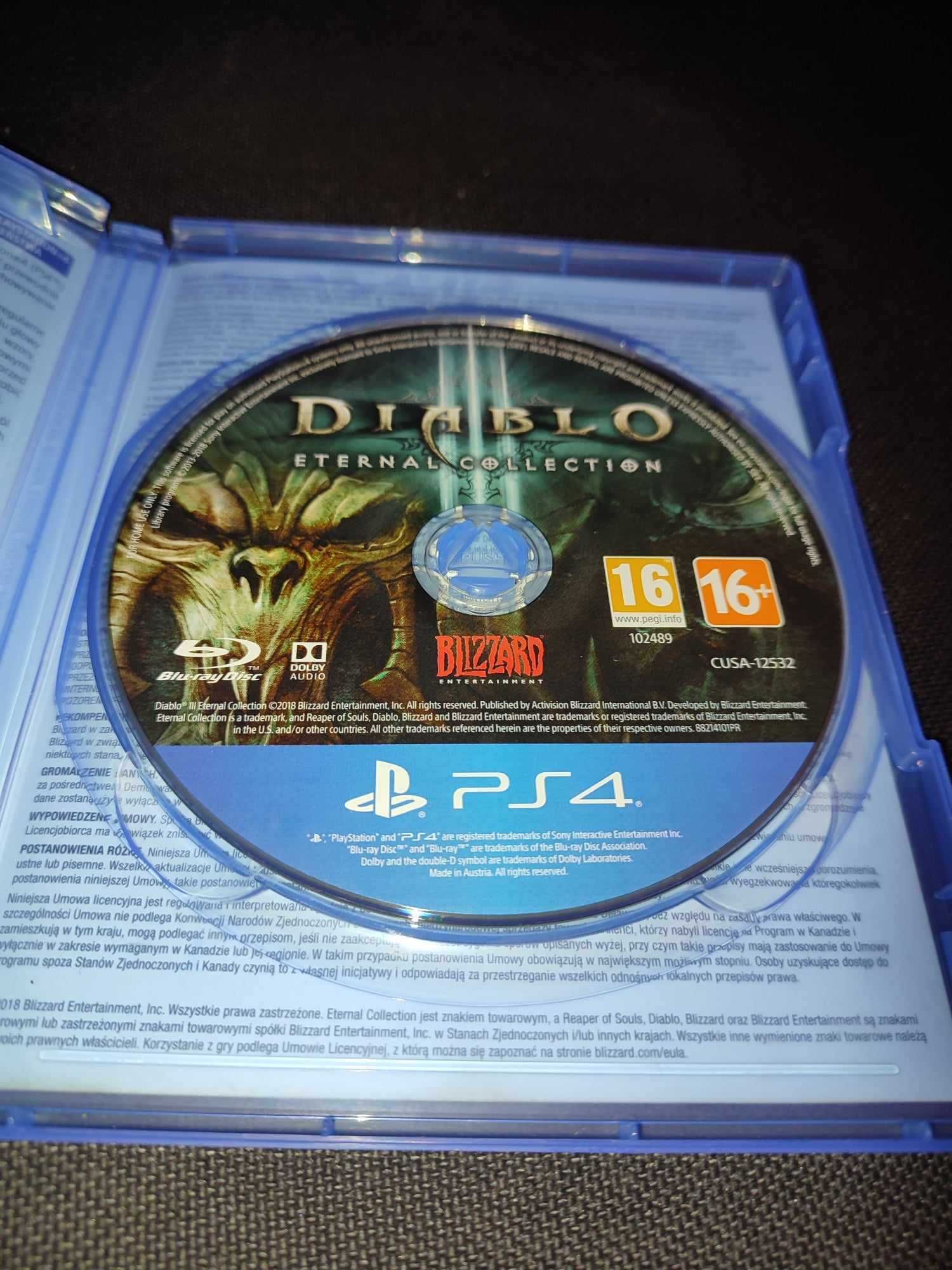 Okazja!!! Gra Diablo 3 Eternal Collection na Playstation 4 i 5 Ps4!