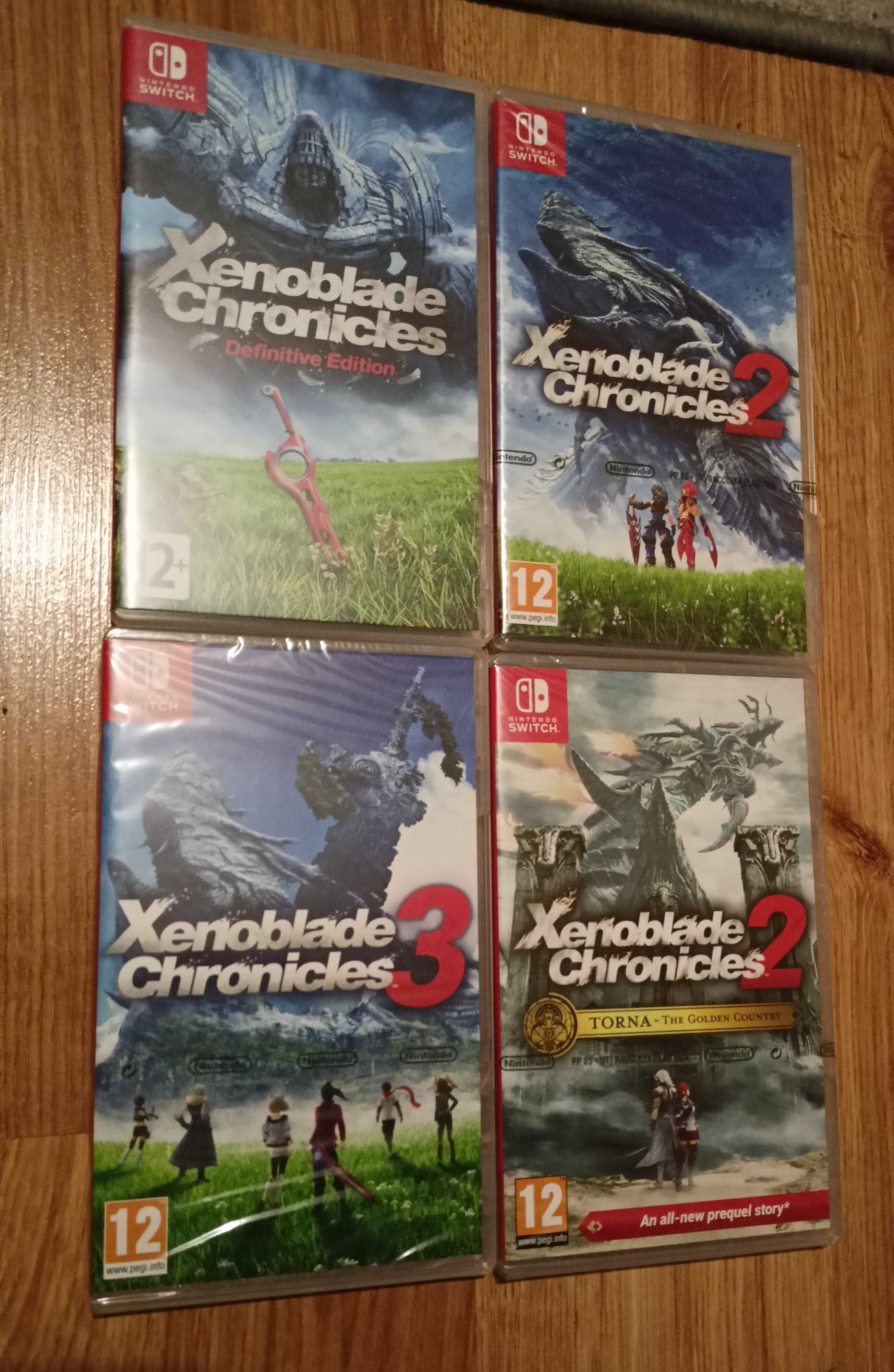 Xenoblade Chronicles 1, 2, 3 i Torna Nowe Folia Nintendo Switch