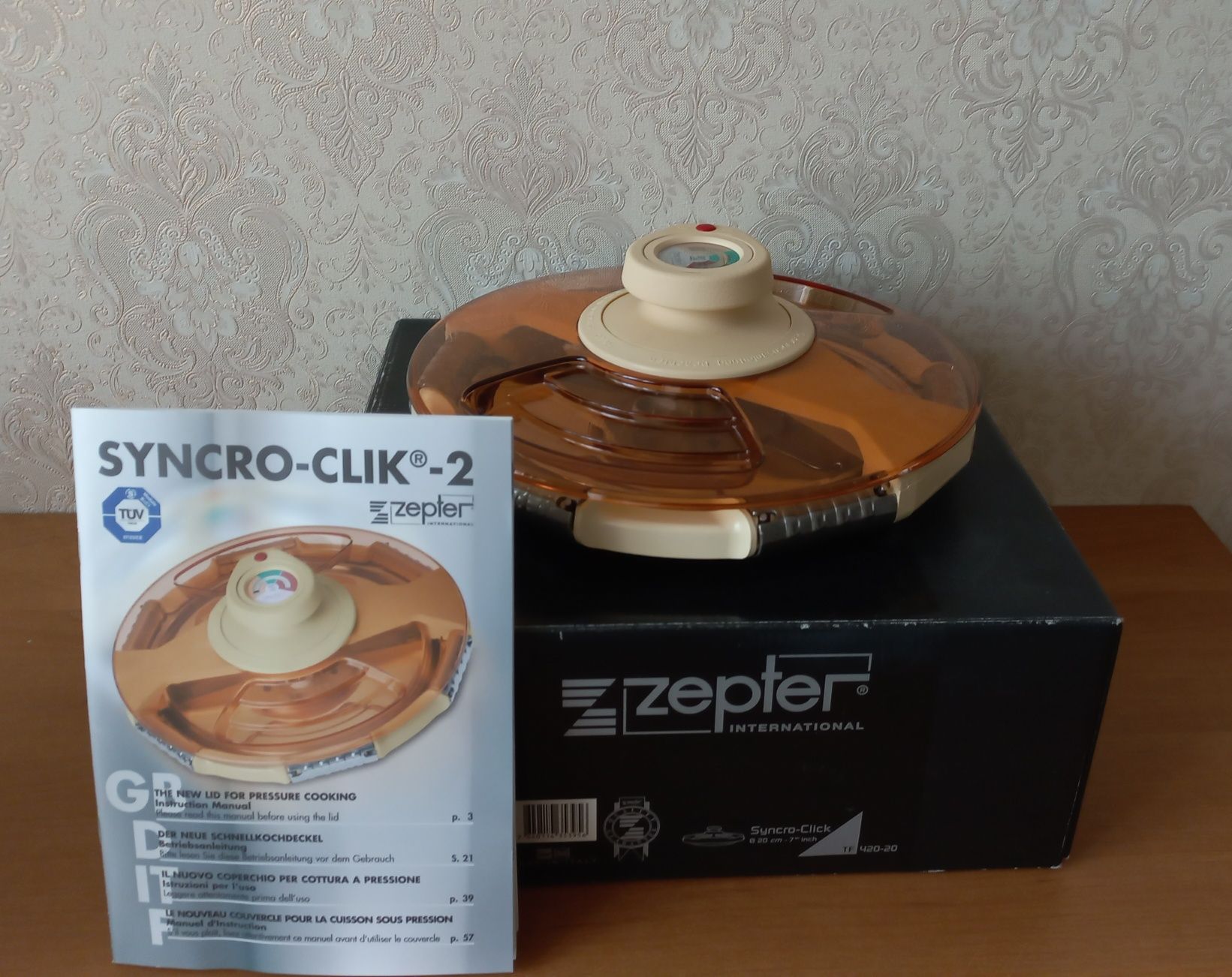 Крышка Syncro-clik- 2 TF-420-20(скороварка/пароварка) от фирмы Zepter