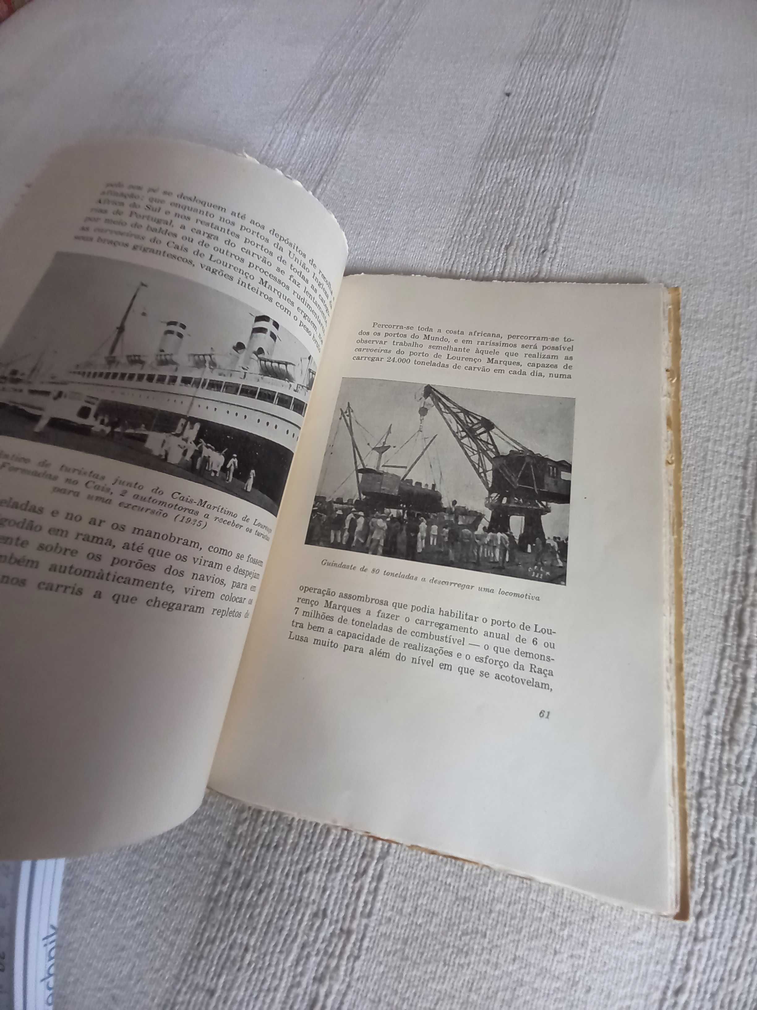 Livro antigo sobre Lourenço Marques atual Maputo Moçambique