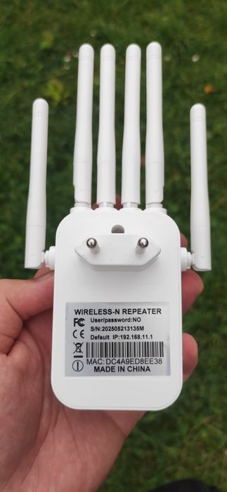Wifi ріпітер подовжувач вайфай 6 антен